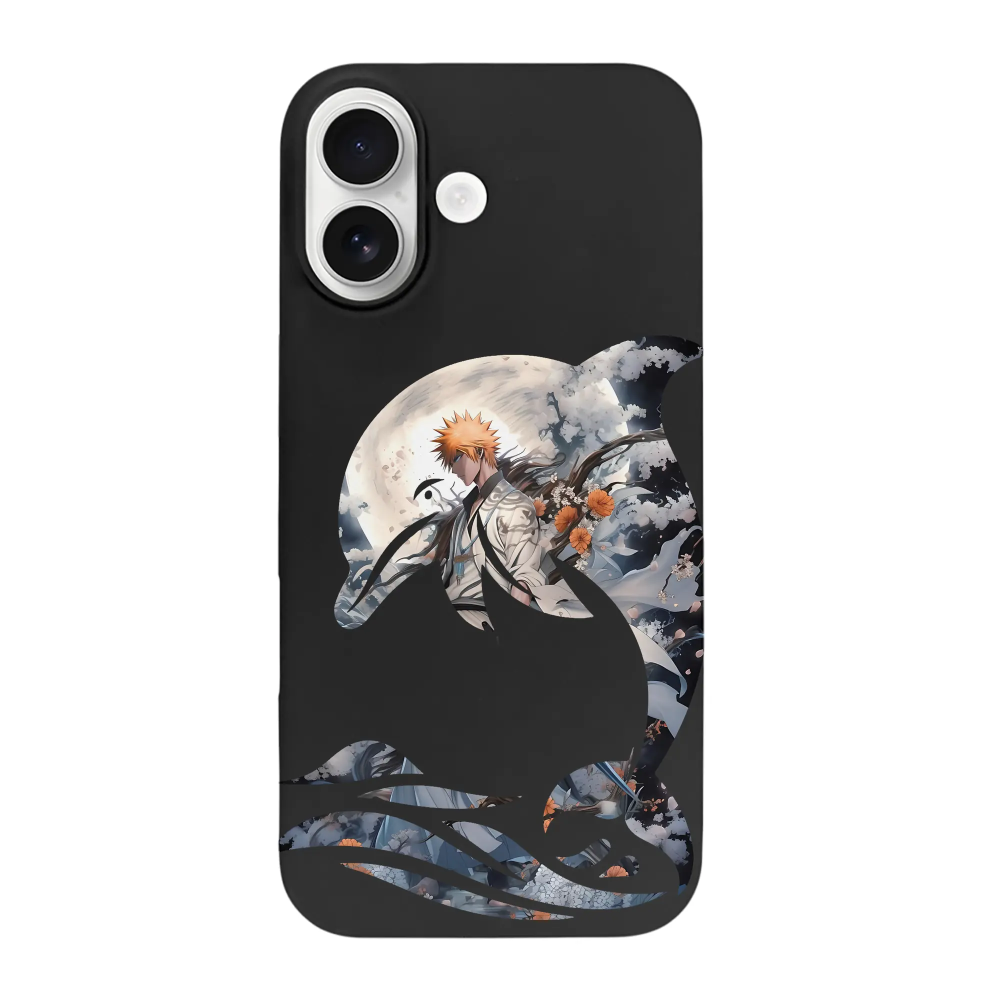 ブリーチ グッズ 黒崎 一護 - iPhone 17 シリーズ シリコンケース 薄型 耐衝撃 指紋防止 ソフトタッチカバー 精密フィット 傷防止 保護ケース iPhone 17/17 Air/17 Pro/17 Pro Max 対応